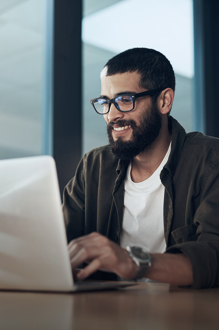 Man with Laptop